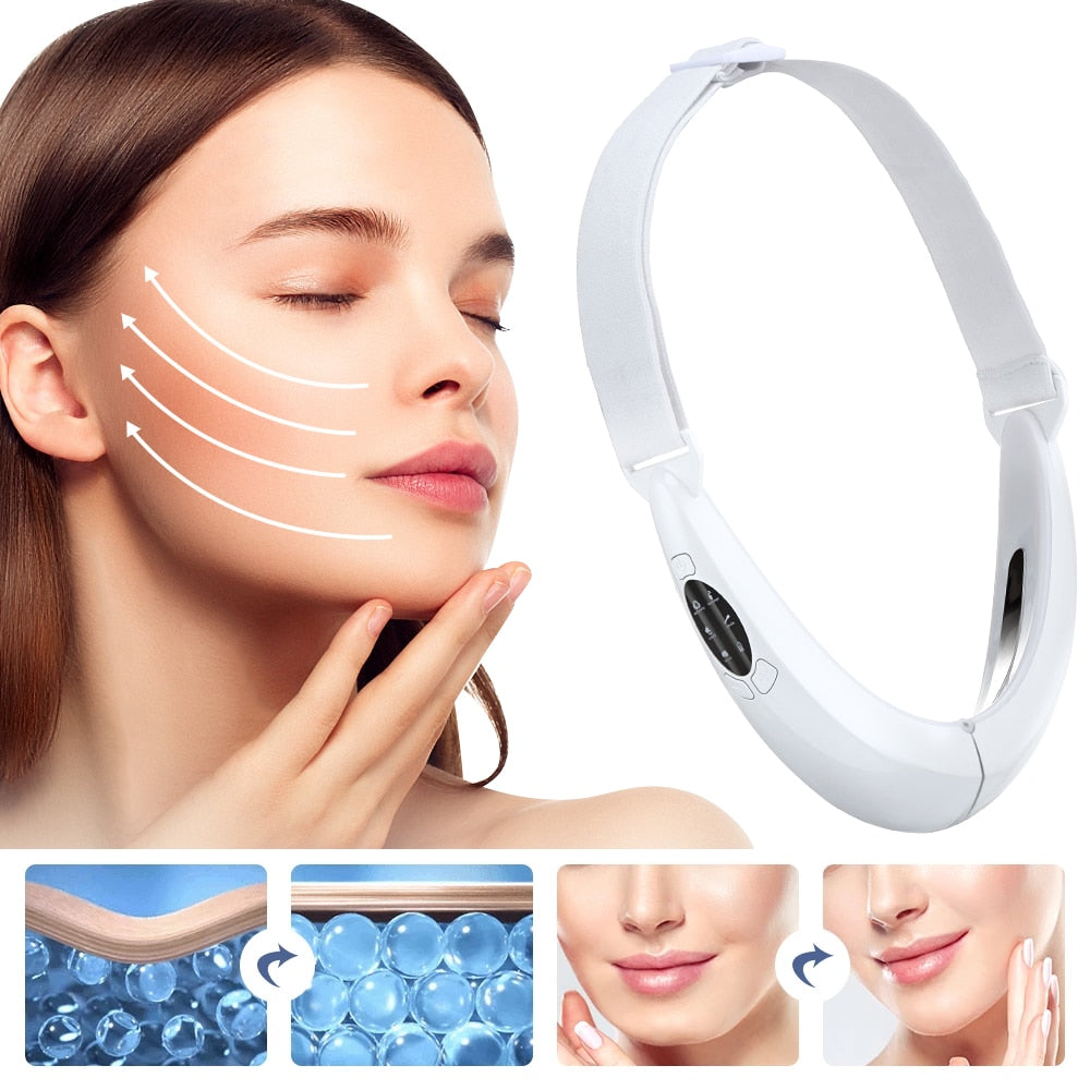 EMS face lifting device for skin tightening, anti-aging facial tool to enhance firmness and reduce wrinkles