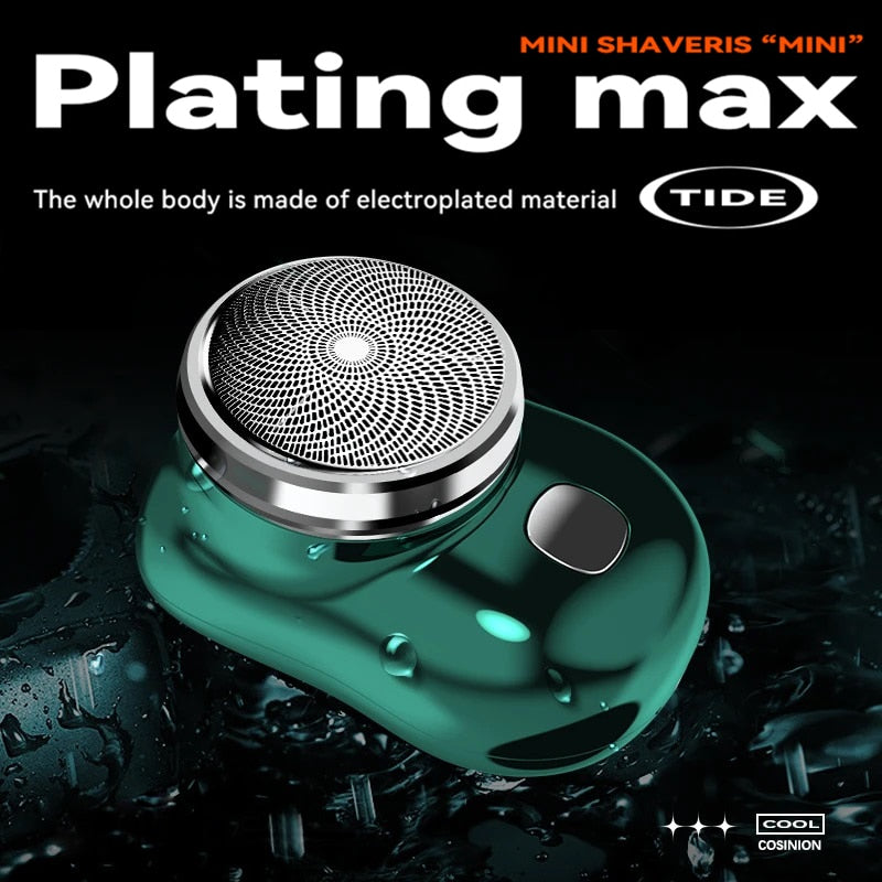 Washable Travel Shaver, compact and portable, designed for quick and easy shaving on the go with a washable head for convenient cleaning.
