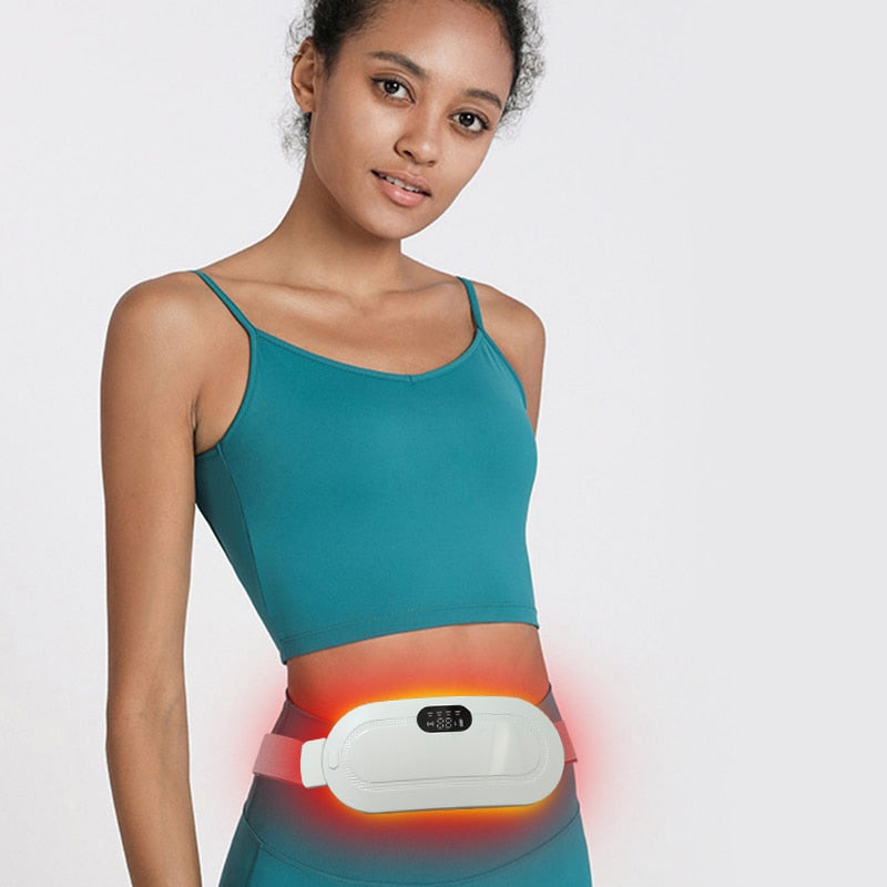 Cramps waist belt for pain relief, comfortable support band for alleviating abdominal cramps