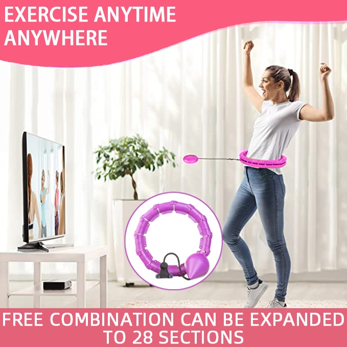 Slimming Hoop: Tone your body with this lightweight, fun hoop, perfect for home workouts.