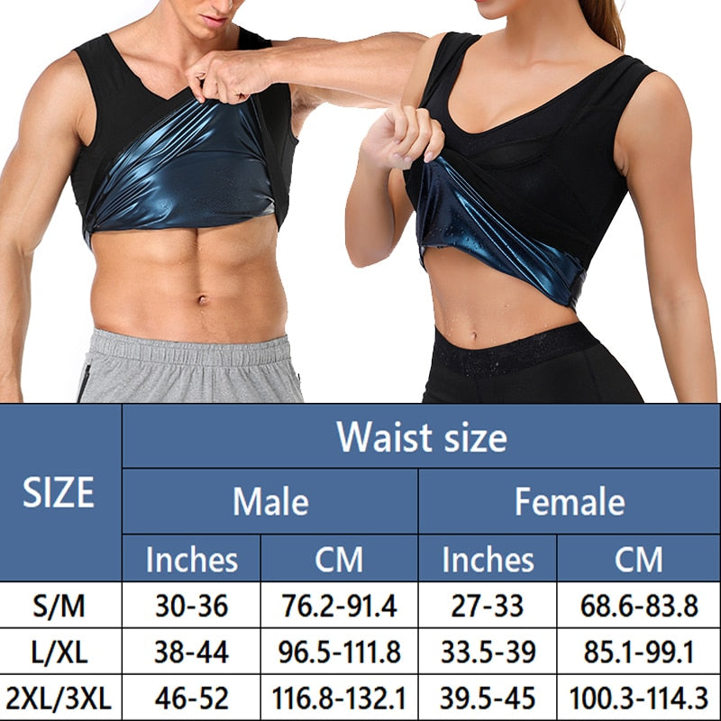 Sweat Sauna Body Shaper designed for weight loss, promoting sweating, shaping the waist, and providing muscle support during workouts.