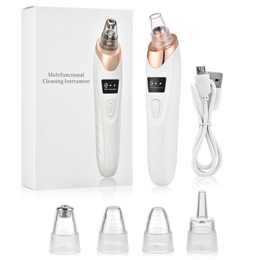 Electric blackhead remover, pore vacuum device for deep facial cleansing and blackhead extraction.