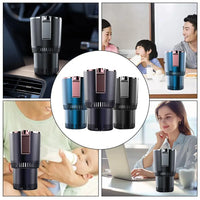 2-in-1 car smart cup holder, adaptable stroller cup holder for secure and convenient drink storage