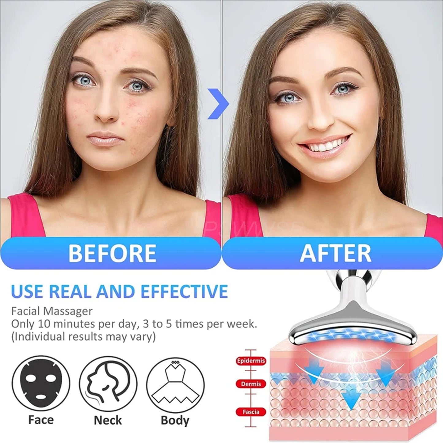 Neck & Facial Beauty Device