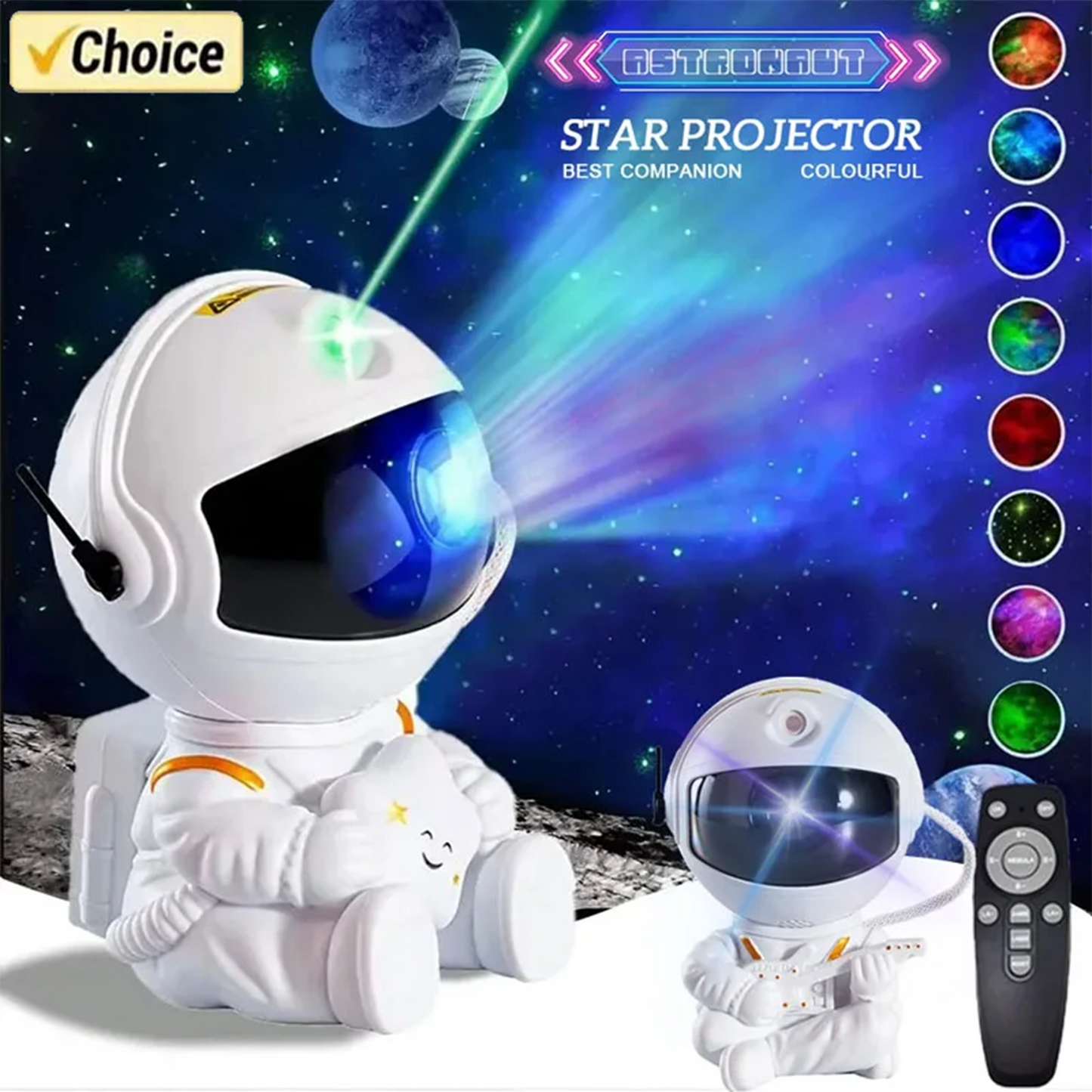 Galaxy Star Astronaut Projector