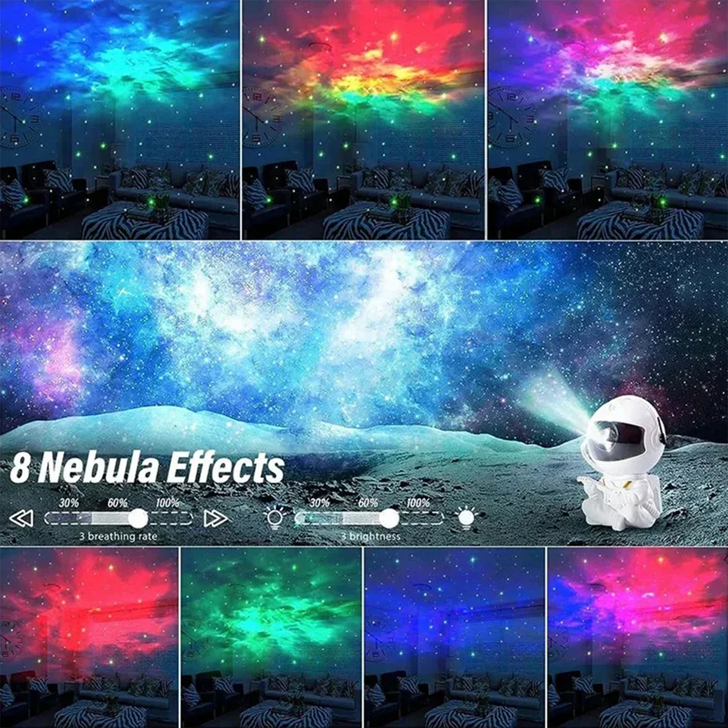 Galaxy Star Astronaut Projector