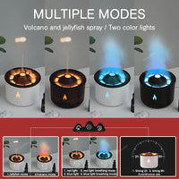 KINSCOTER Volcano Flame Aroma Diffuser Humidifier