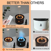 KINSCOTER Volcano Flame Aroma Diffuser Humidifier