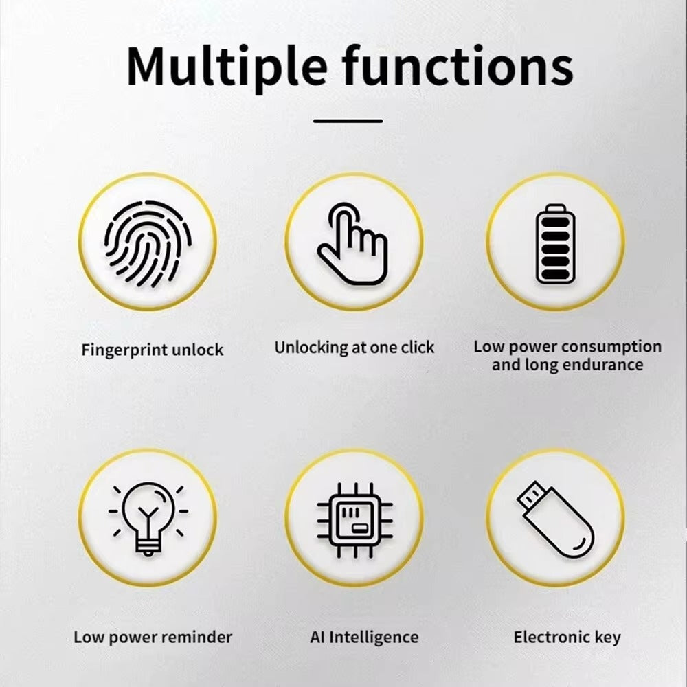 Mini Biometric Fingerprint Padlock