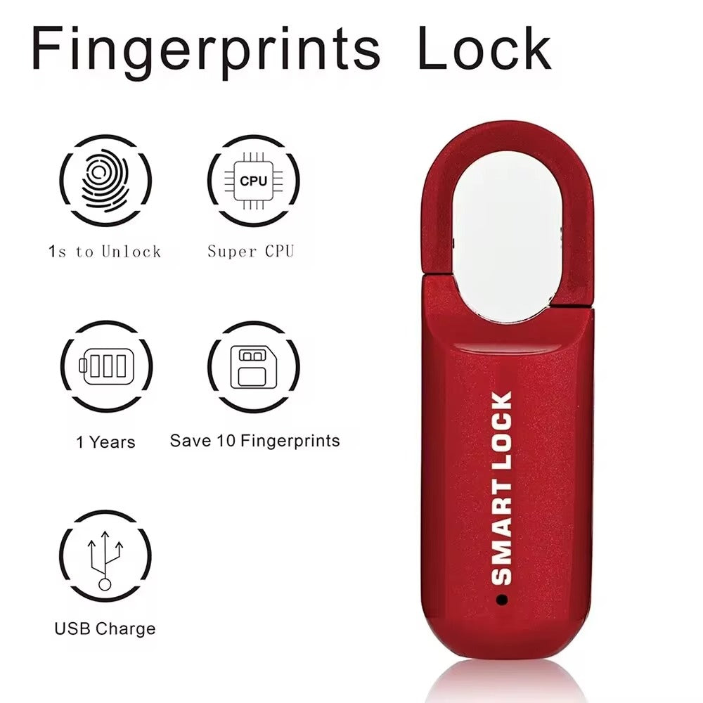 Mini Biometric Fingerprint Padlock