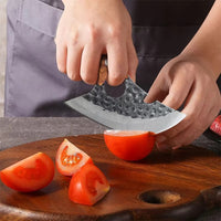 Multifunctional Stainless Steel Meat Cleaver with a high-quality forged blade and ergonomic handle, designed for cutting through meat, bones, and vegetables with precision and ease.