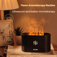 Perfume Ultrasonic Air Humidifier with LED Flame Effect