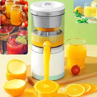 Portable Wireless Electric Juicer: A compact, USB rechargeable juicer with slow juicing technology for fresh, nutrient-packed juice anytime, anywhere. Perfect for home, travel, and picnics.