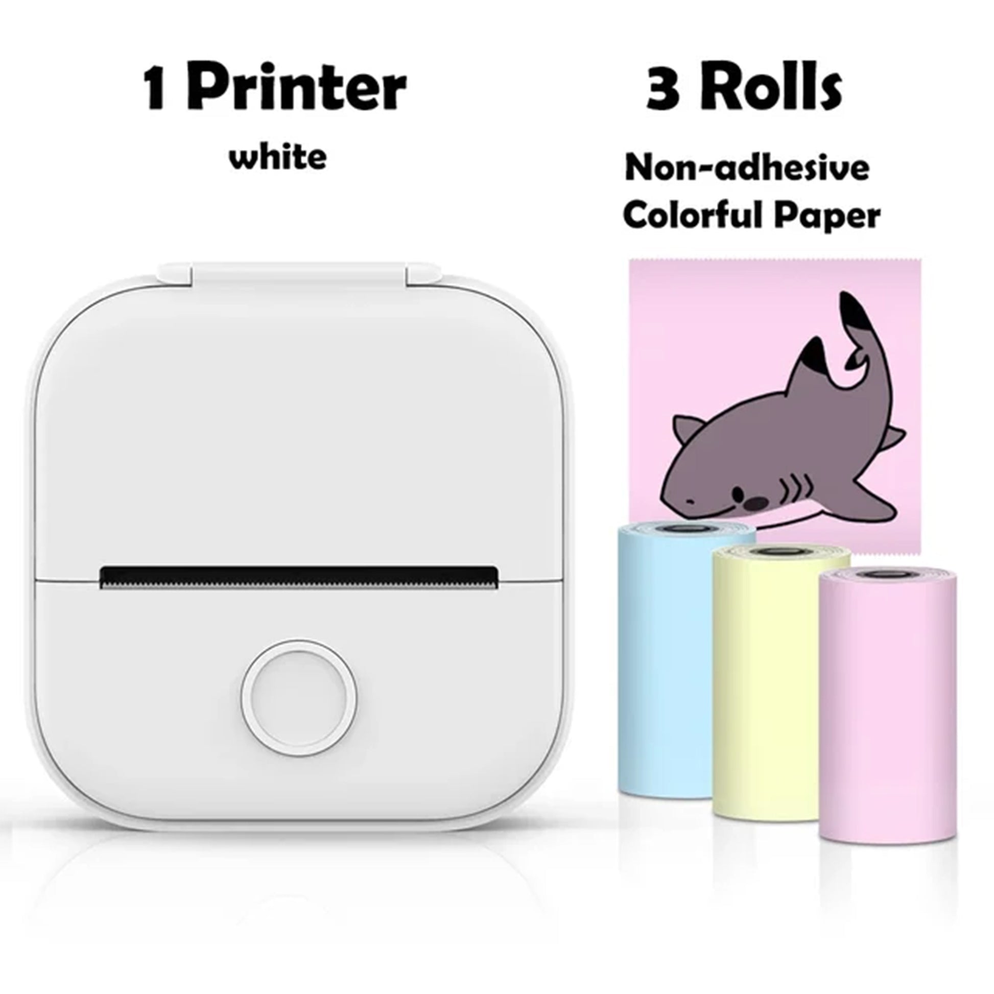 Compact Phomemo M08F A4 portable thermal printer with wireless Bluetooth connectivity, A4 thermal paper compatibility, and a lightweight design for on-the-go, ink-free printing.