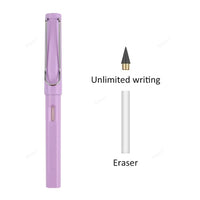 Inkless Eternal Pencil with erasable tip, eco-friendly and durable design for endless writing and sketching without the need for refills