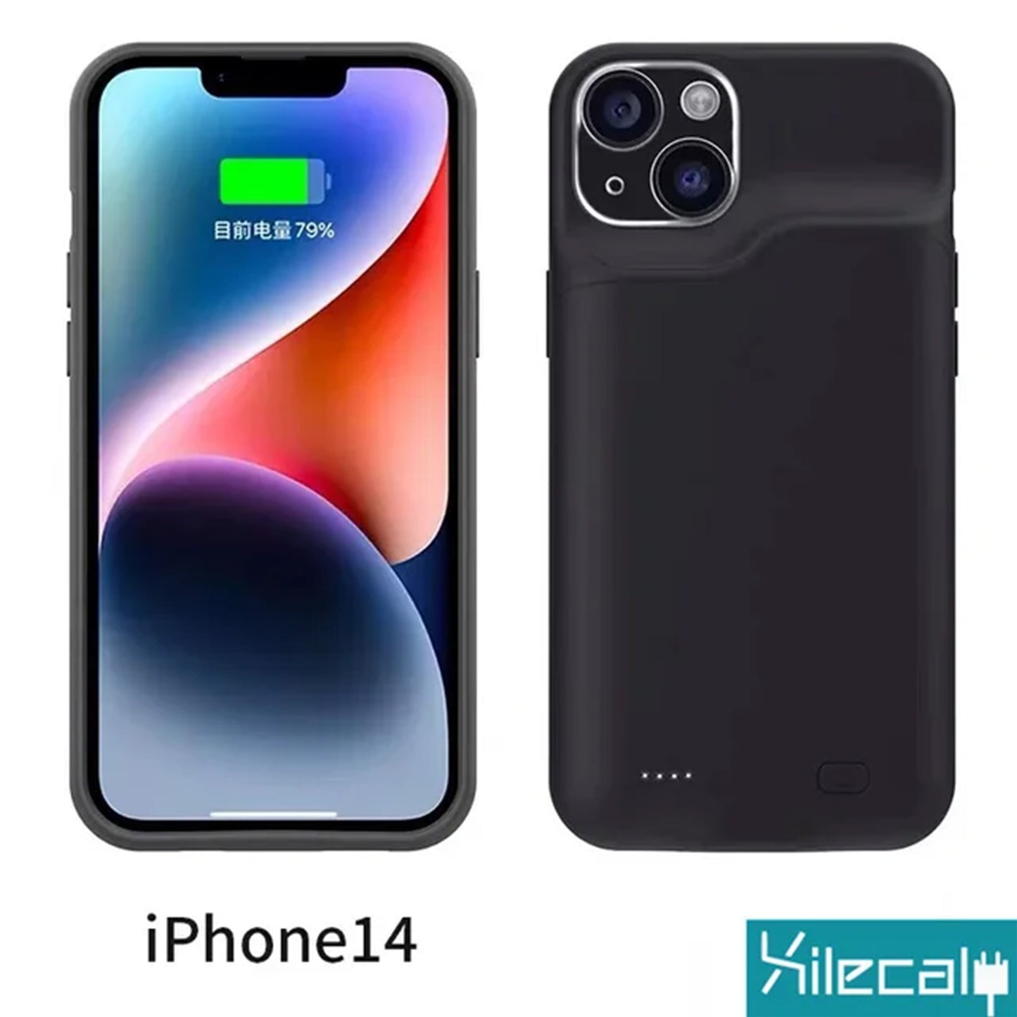 Power Bank Charging Case for iPhone: A slim, protective case with a built-in power bank that extends battery life for iPhone models from 7 to 15 Pro Max.