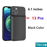 Power Bank Charging Case for iPhone: A slim, protective case with a built-in power bank that extends battery life for iPhone models from 7 to 15 Pro Max.