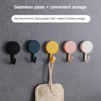 Self-Adhesive Strong Sticky Hook: Organize your space with these durable, tool-free, self-adhesive hooks that securely hold items like utensils and towels, adding charm and functionality to any room.