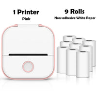 Compact Phomemo M08F A4 portable thermal printer with wireless Bluetooth connectivity, A4 thermal paper compatibility, and a lightweight design for on-the-go, ink-free printing.