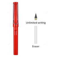 Inkless Eternal Pencil with erasable tip, eco-friendly and durable design for endless writing and sketching without the need for refills